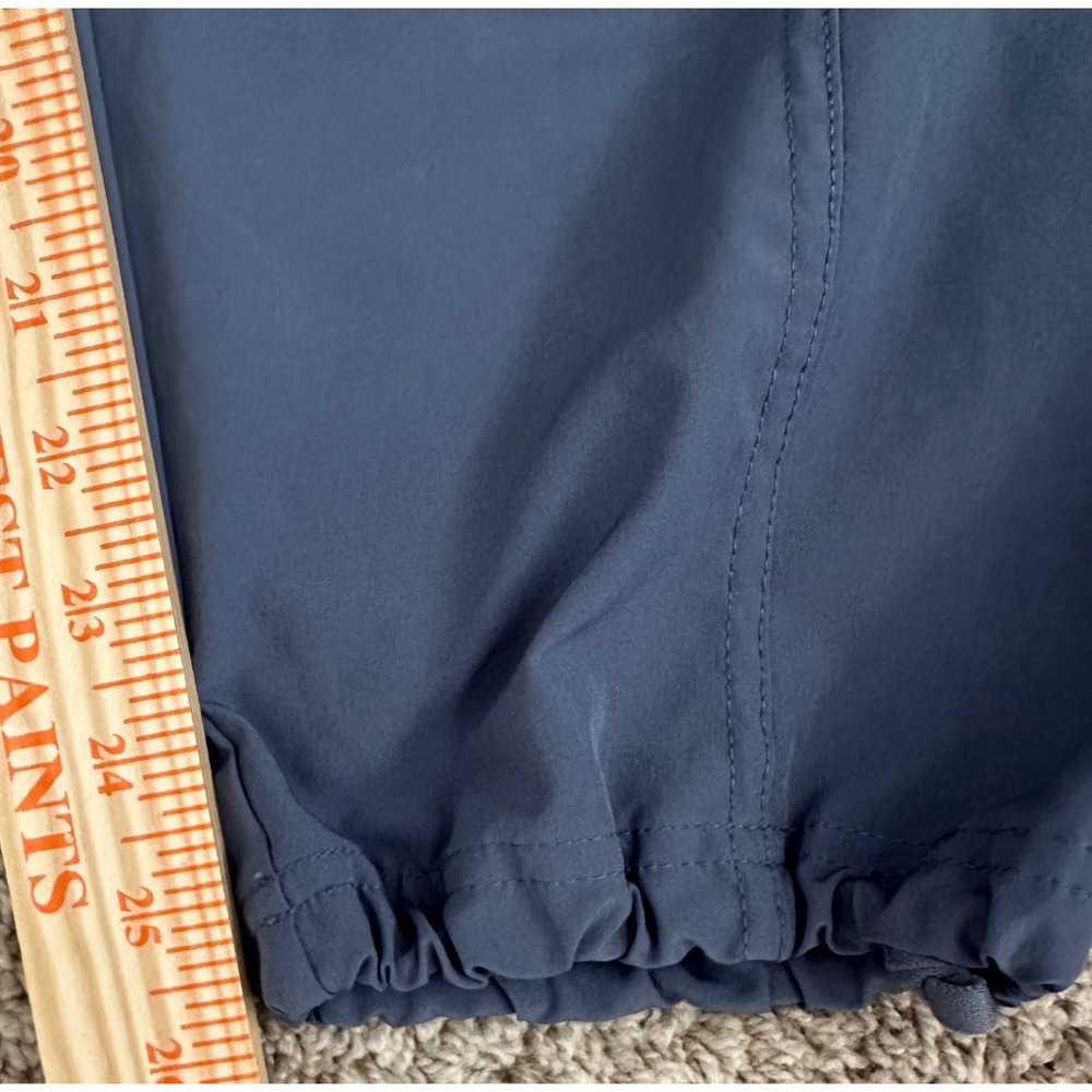 Apana Womens Blue Cargo Jogger Pants Elastic Waist Toggle Cuffs Size Large EUC - Picture 9 of 9